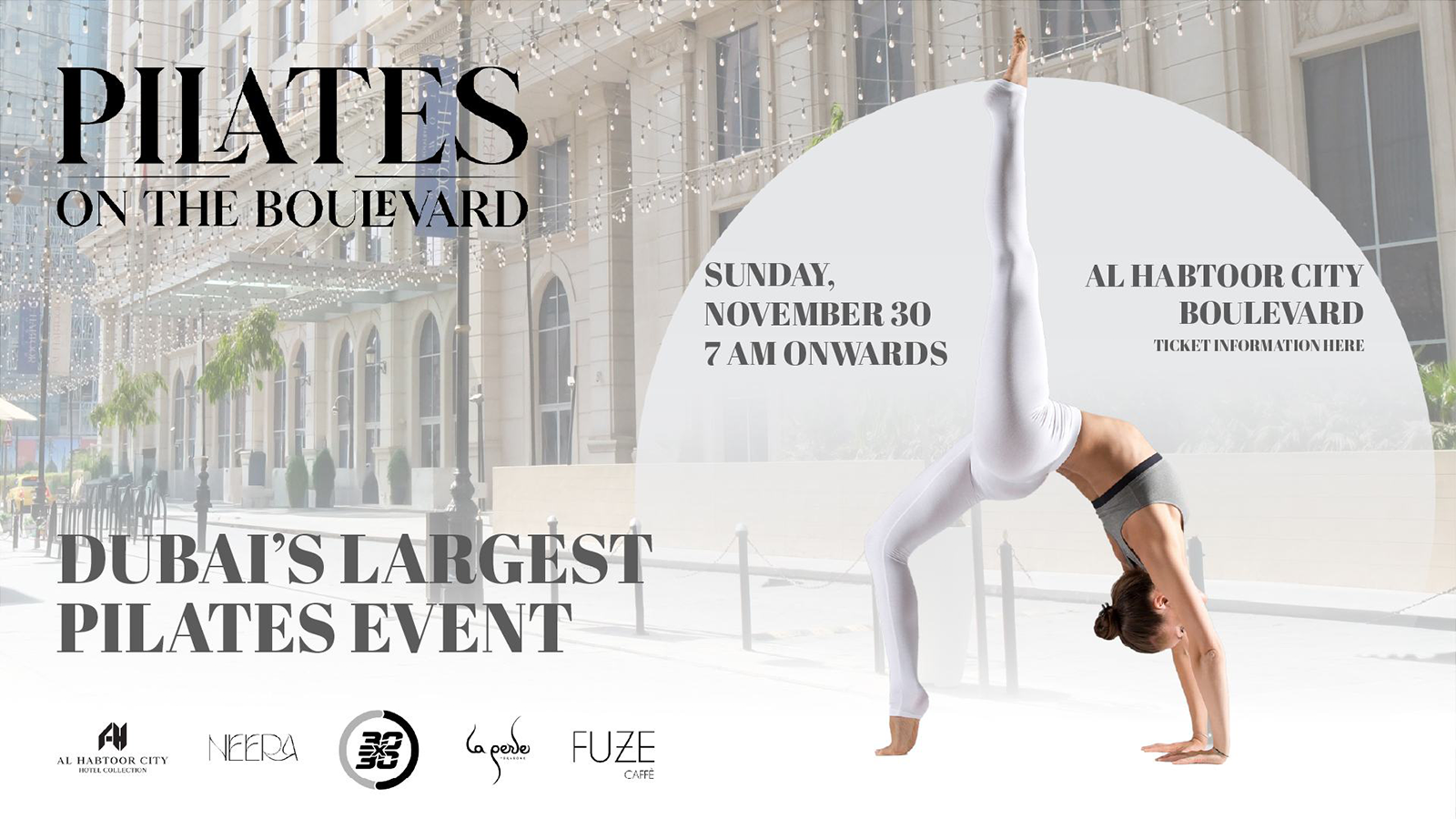 Al Habtoor City Presents: Pilates on the Boulevard, A Morning of Wellness and Inspiration
